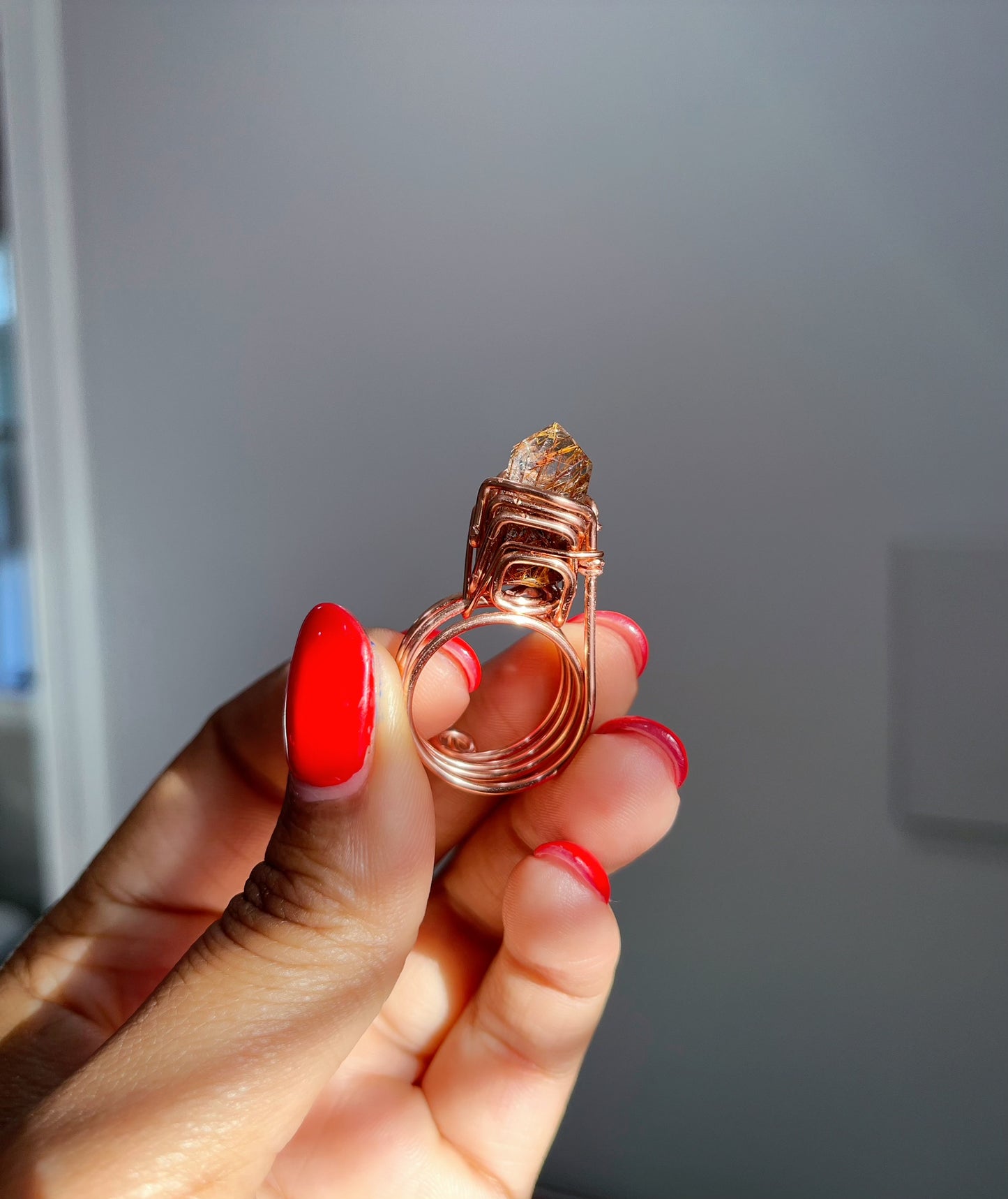 Rutilated Quartz Ring 2