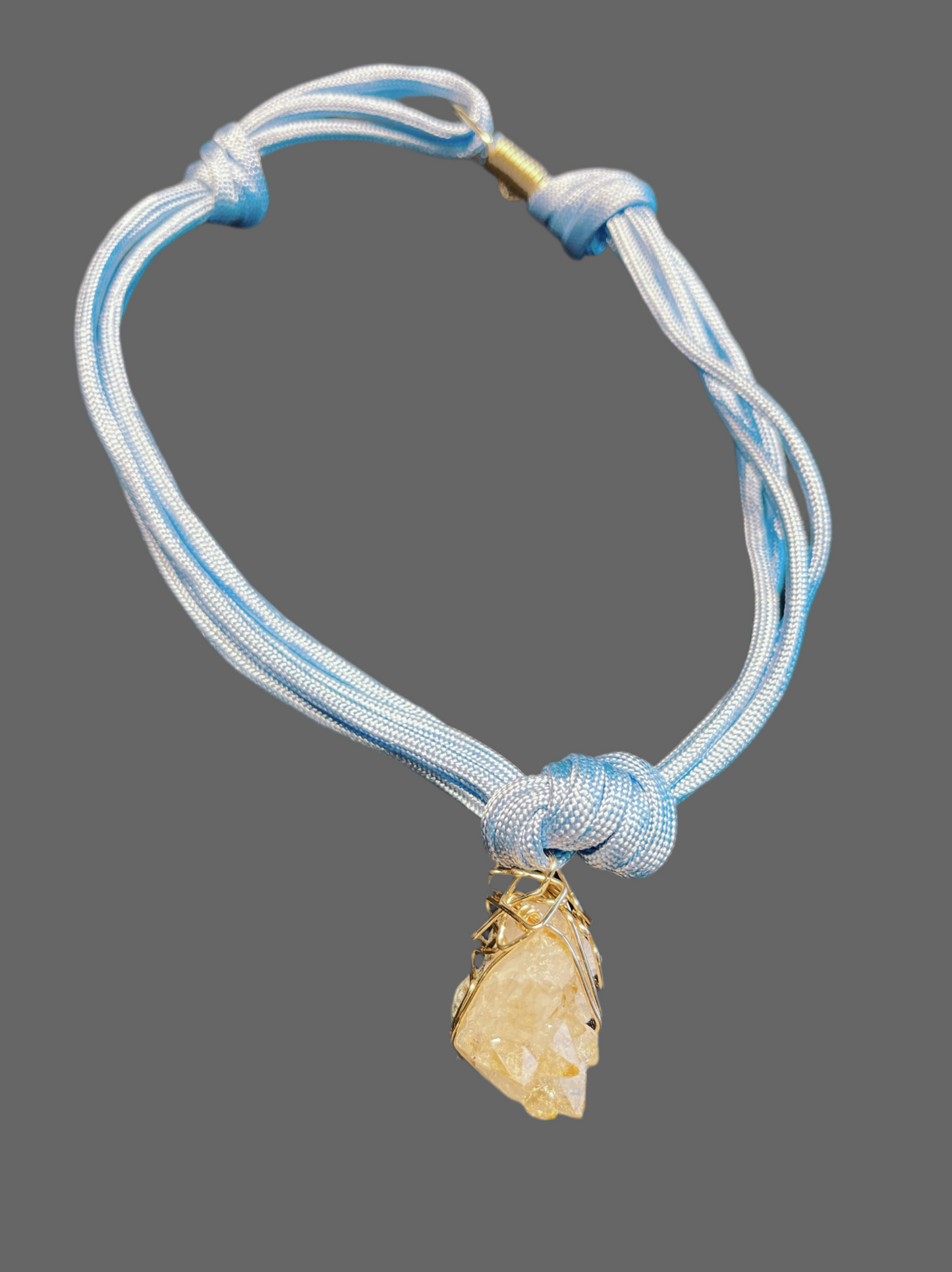 Citrine Blue Necklace
