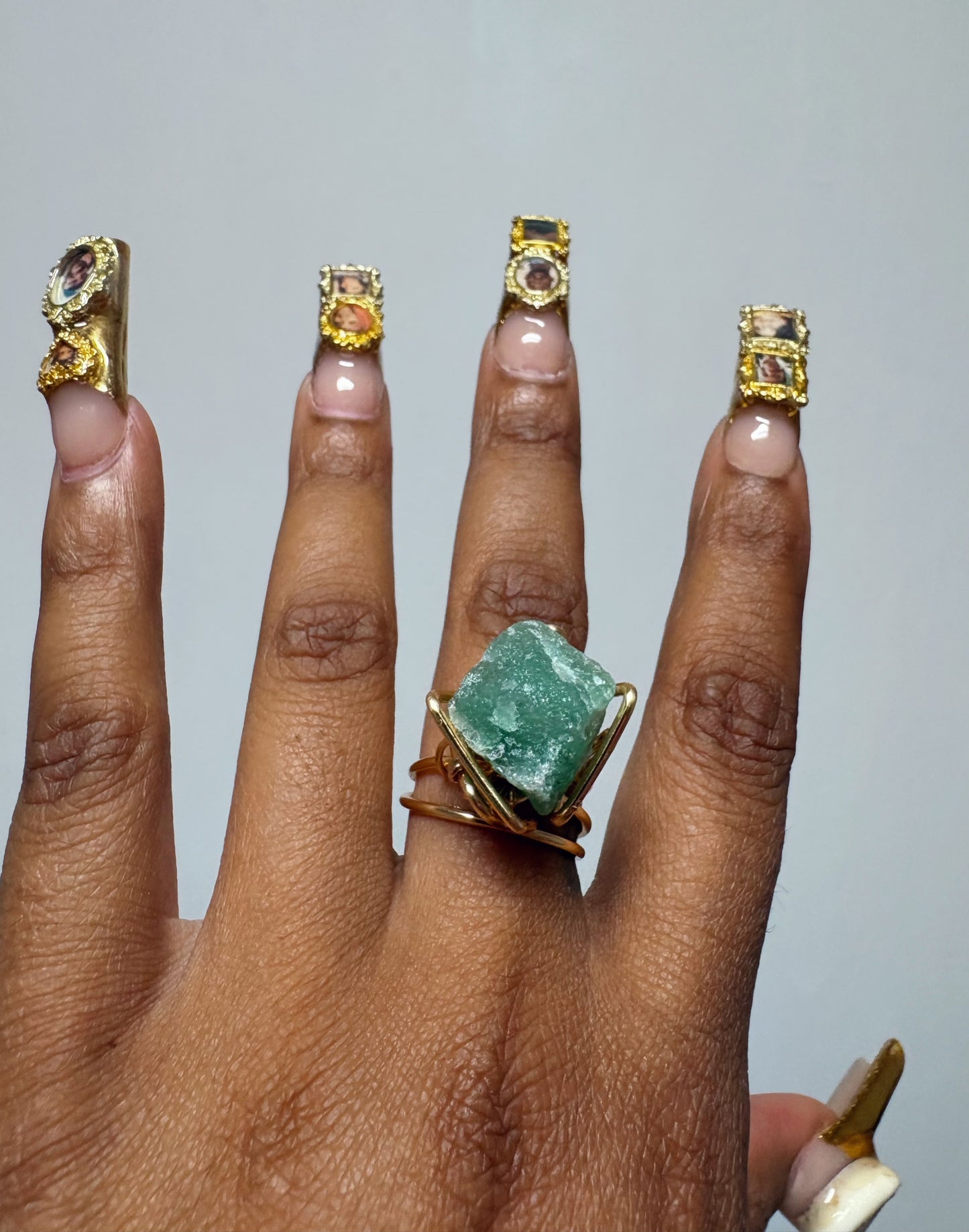Green Aventurine Ring