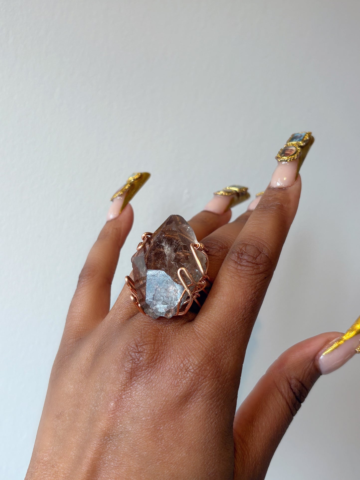 Rutilated Quartz Ring