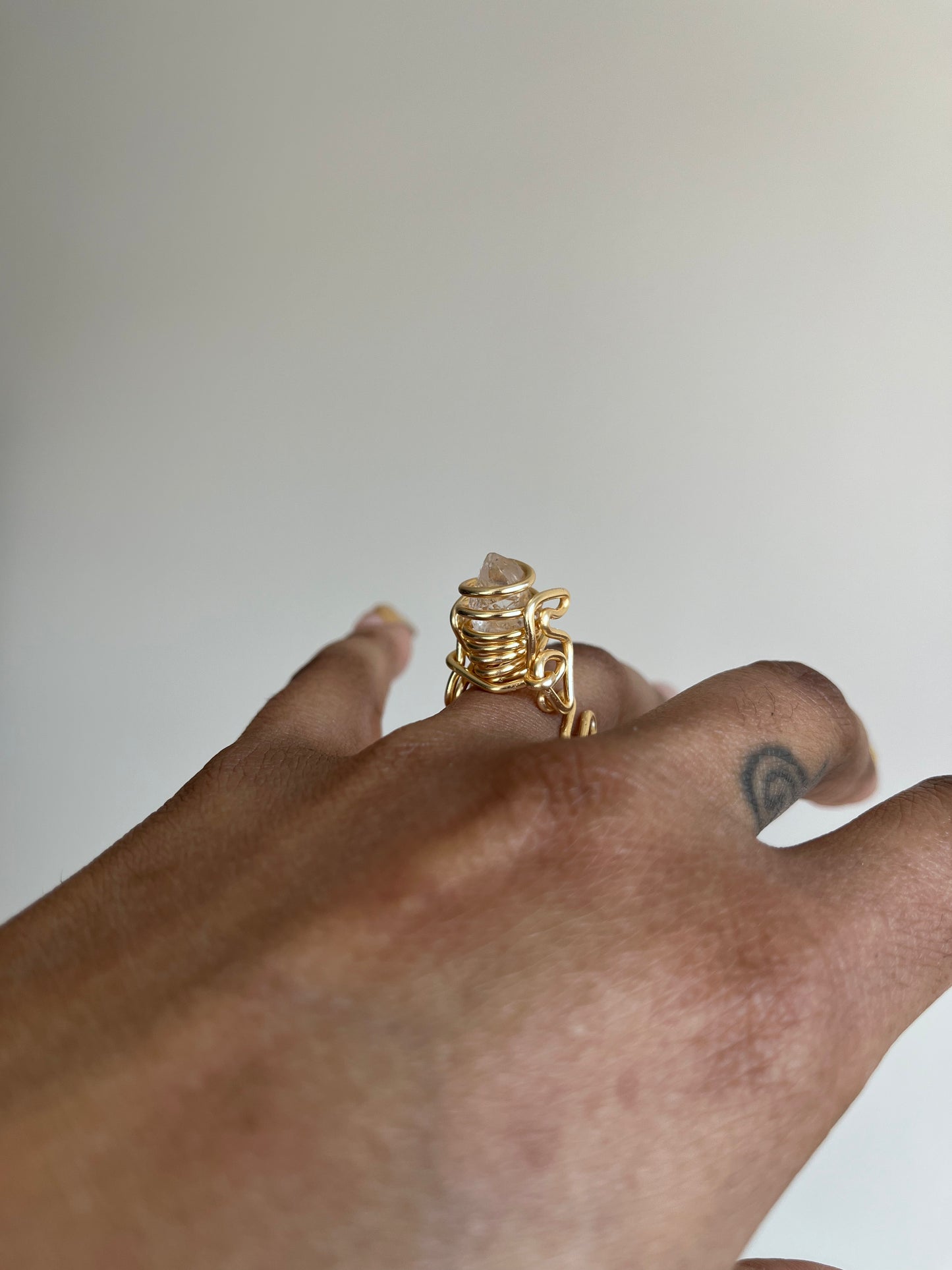 Herkimer statement ring