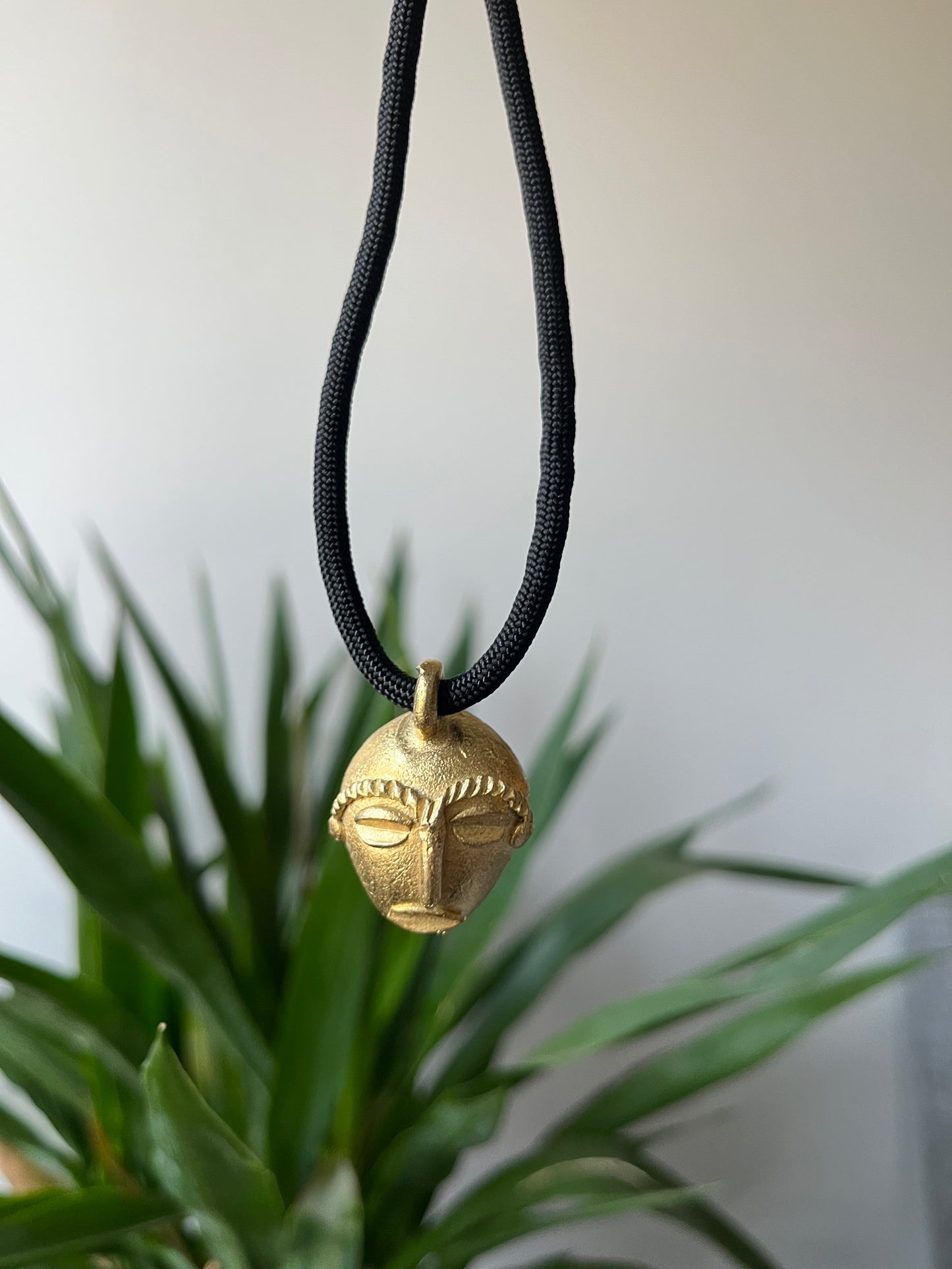 African Mask Necklace