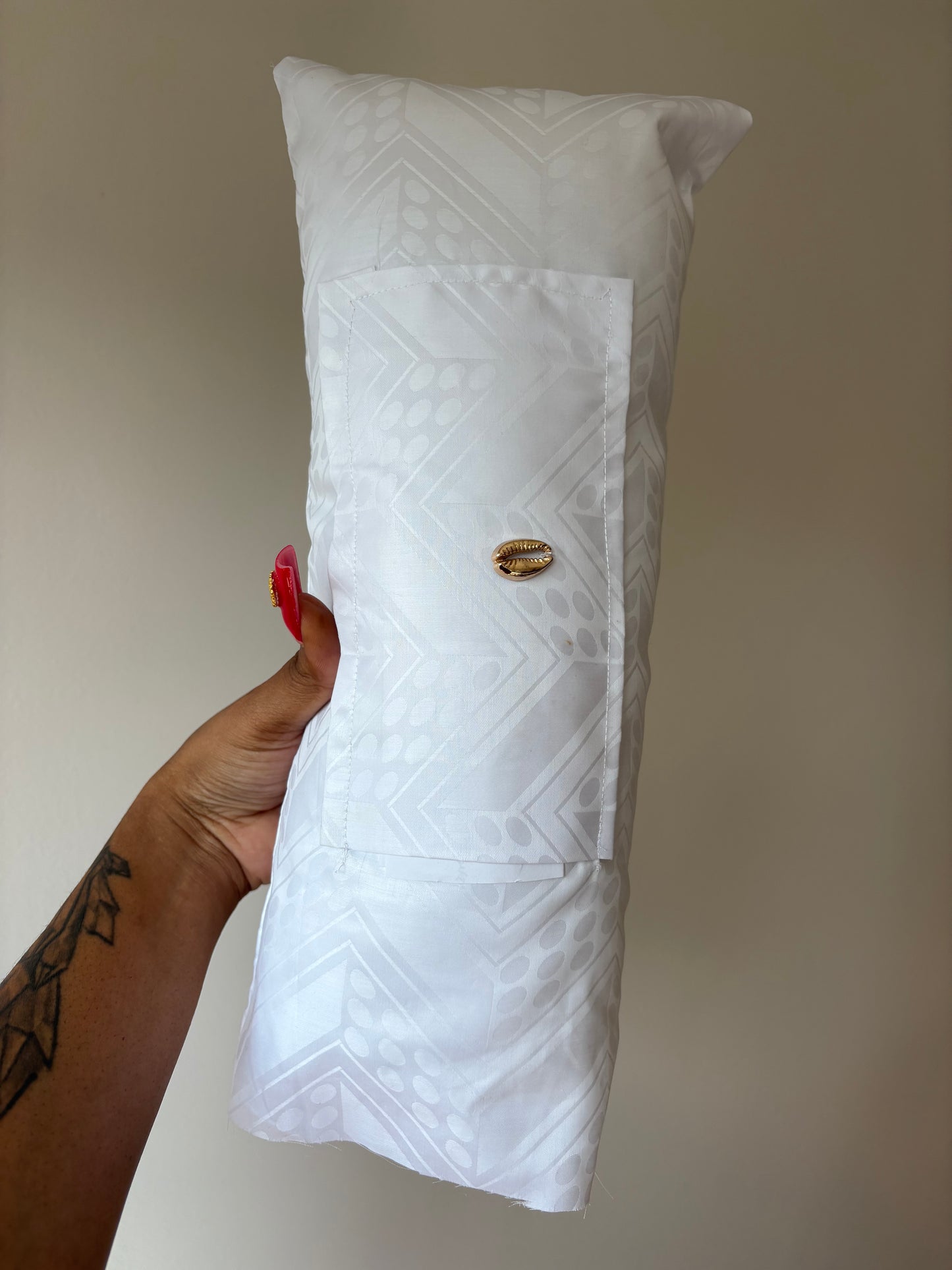 White Prayer Pillow