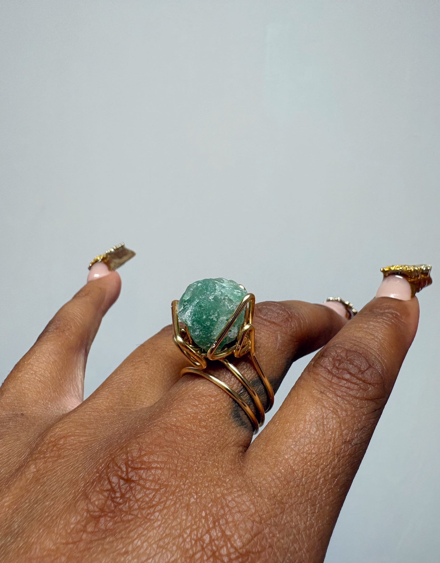 Green Aventurine Ring