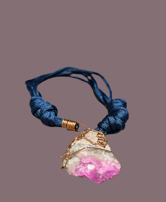 Colbalton Calcite Necklace