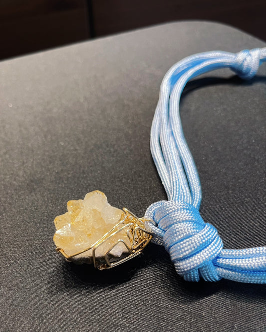 Citrine Blue Necklace