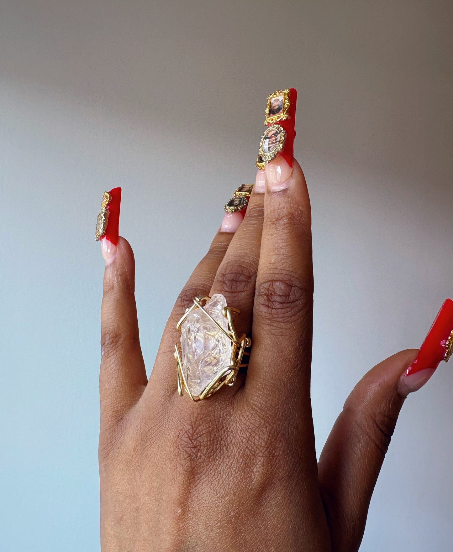 Flawless Rose Quartz Ring