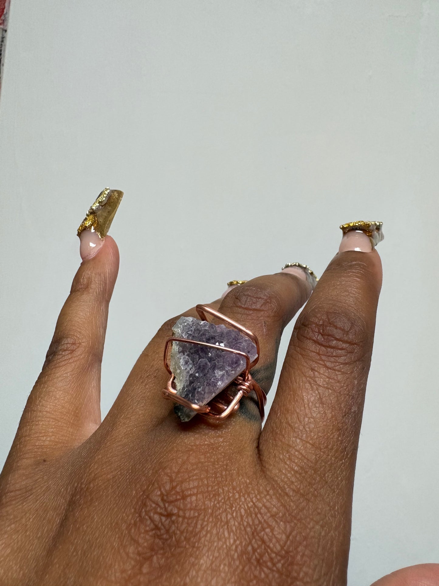 Cluster Copper Amethyst2