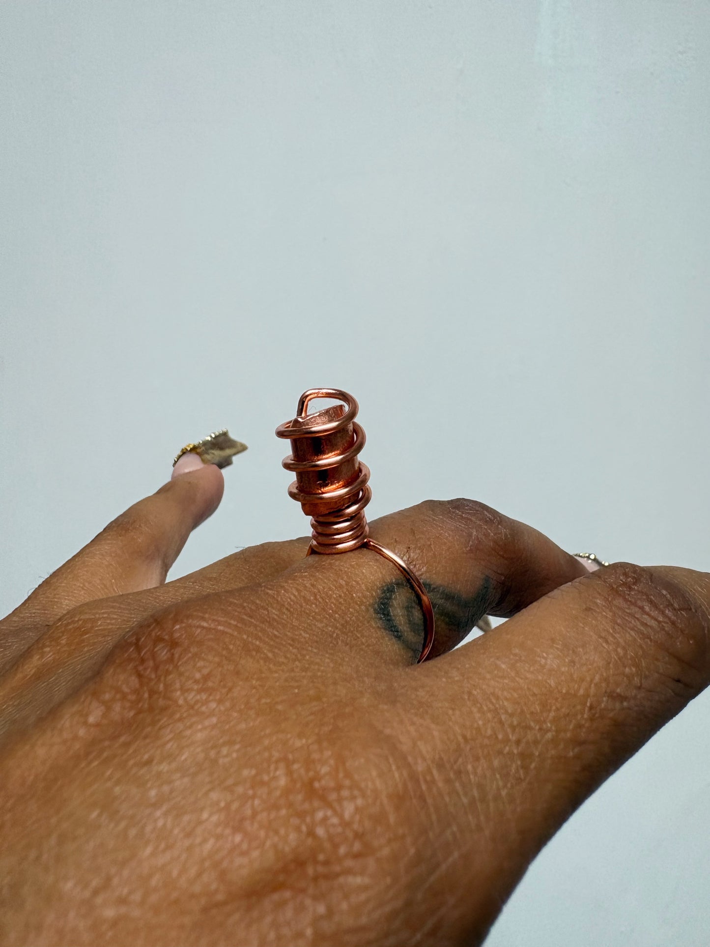 Copper Wand Ring