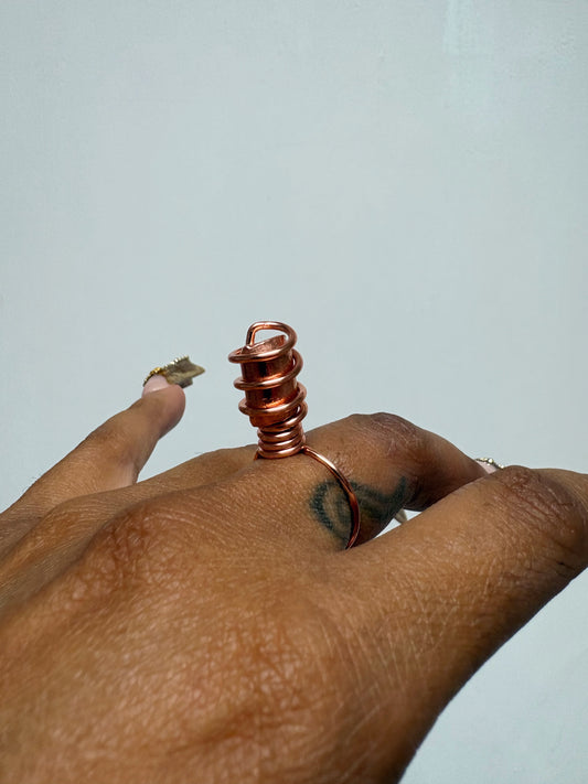 Copper Wand Ring