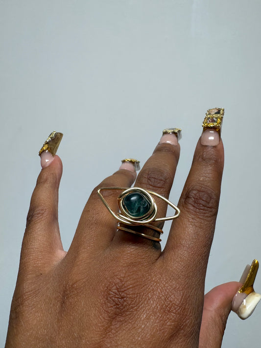 Fluorite 3rd Eye Ring