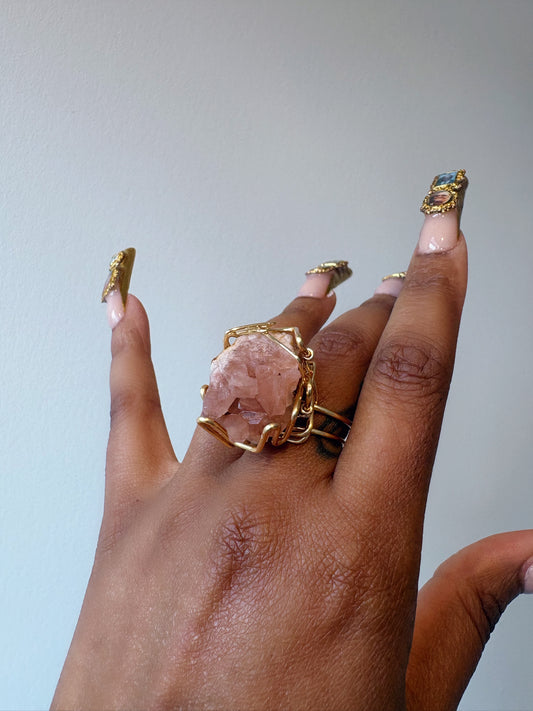 Pink Amethyst Ring
