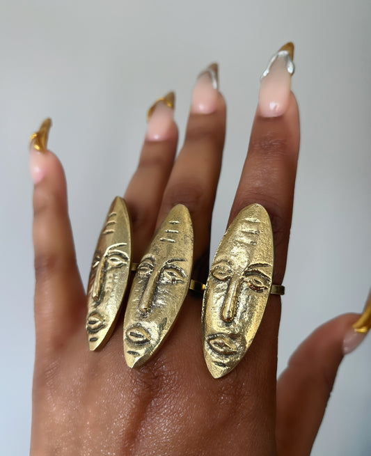 African Mask Ring1