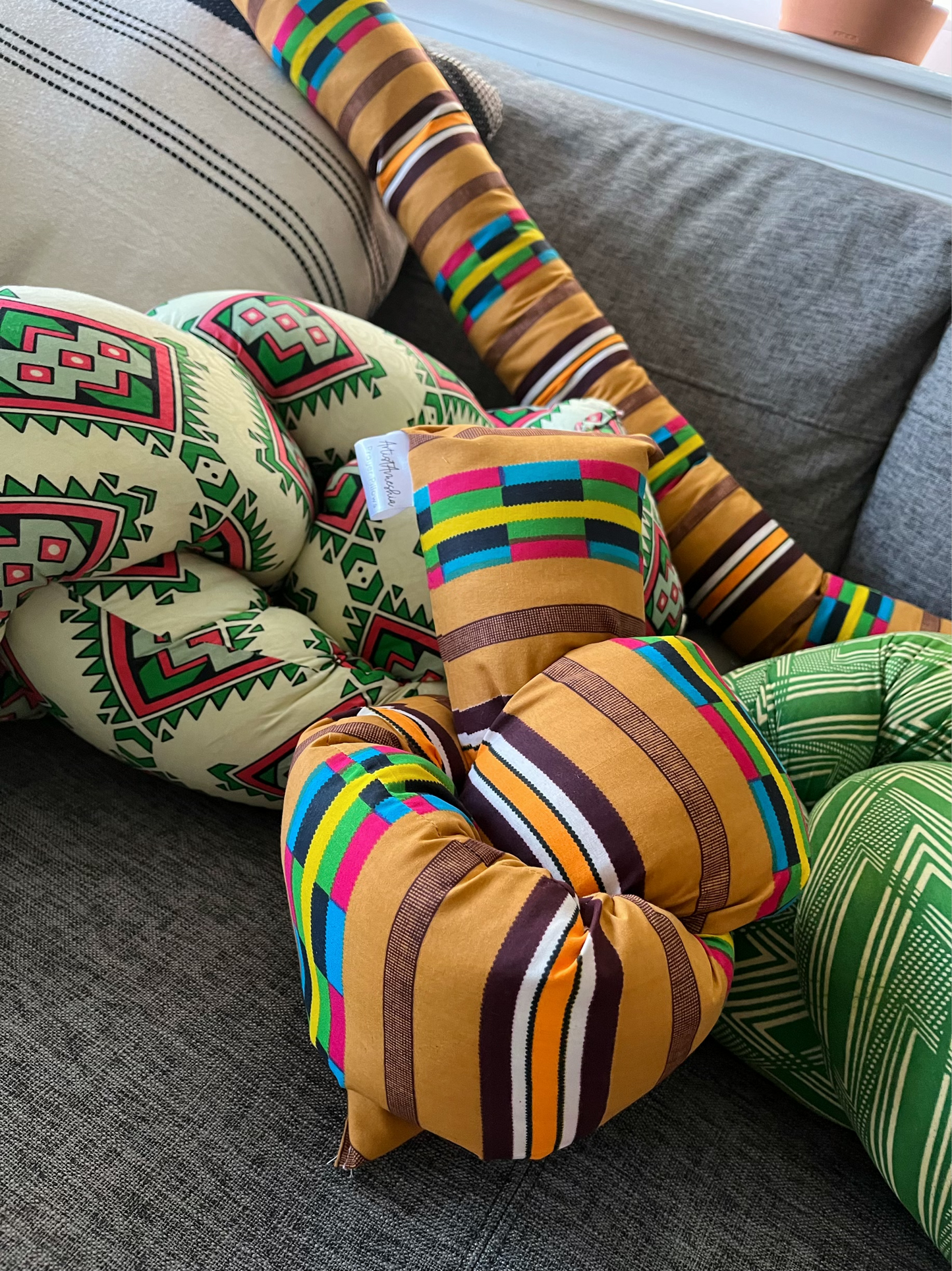 Elevated African Prayer Pillow
